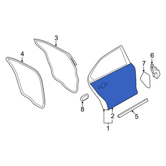 Ford OE - Rear Left Outer Door Outer Panel