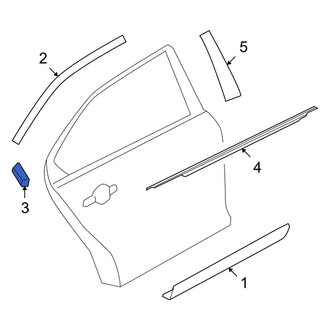 Ford OE - Rear Right Lower Door Reveal Molding