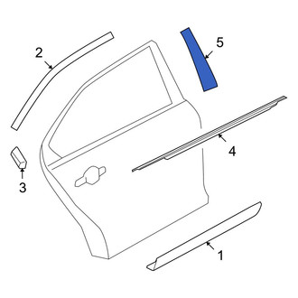 Ford OE - Rear Left Door Applique