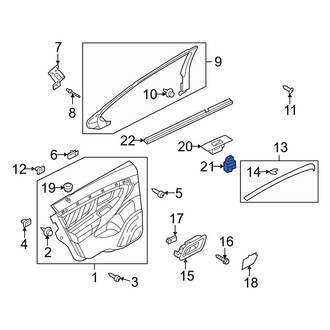 Ford OE - Rear Door Window Switch