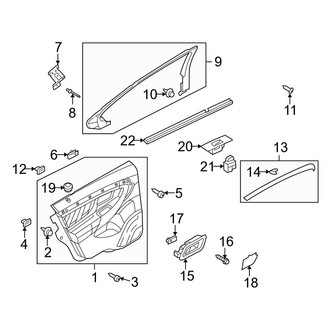 Ford OE - Rear Door - Interior Trim