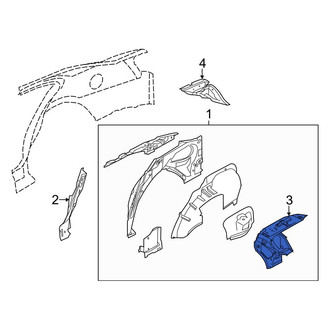 Ford OE - Rear Left Quarter Panel Reinforcement