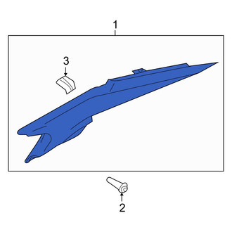 Ford OE - Rear Left Interior Quarter Panel Trim Panel