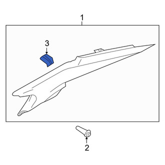 Ford OE - Body A-Pillar Trim Panel Clip