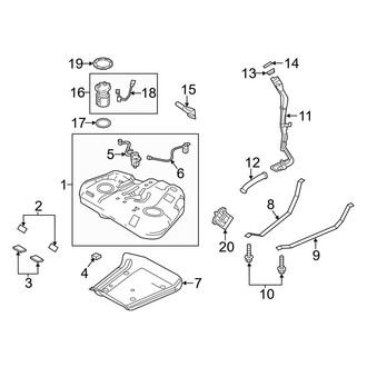 Ford OE - Fuel System Components (2.0L)