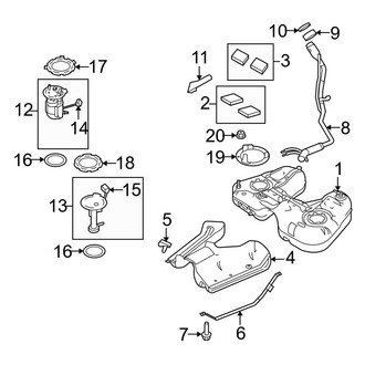 Ford OE - Fuel System Components