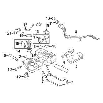 Ford OE - Fuel System Components (3.7L)