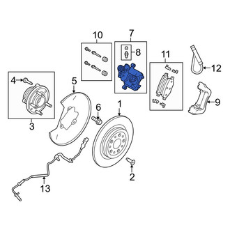Ford OE - Rear Right Disc Brake Caliper
