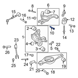 Ford OE - Suspension Control Arm Bolt