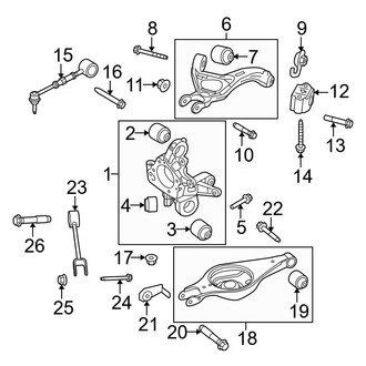 Ford OE - Rear Suspension - Suspension Components (FWD)