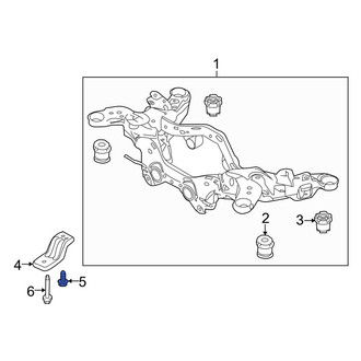 Ford OE - Suspension Crossmember Bolt