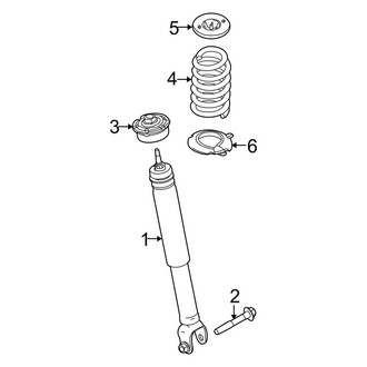 Ford OE - Rear Suspension - Shocks & Components (FWD)