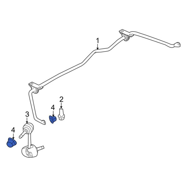 Suspension Stabilizer Bar Link Nut