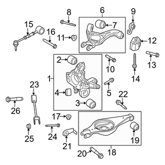 Ford OE - Rear Suspension - Suspension Components (AWD)