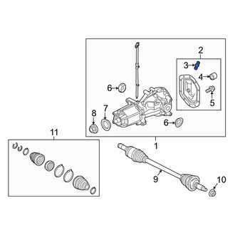 Ford OE - Rear Differential Vent Hose