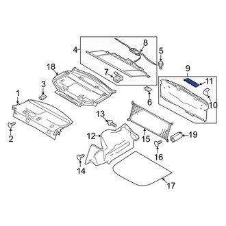 Ford OE - Rear Body Panel Trim Panel Cap