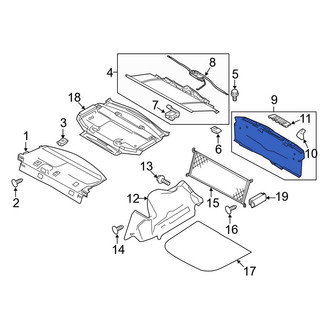 Ford OE - Rear Rear Body Panel Trim Panel
