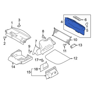 Ford OE - Rear Rear Body Panel Trim Panel