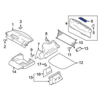 Ford OE - Rear Body Panel Trim Panel Cap