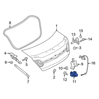 Ford OE - Rear Deck Lid Striker