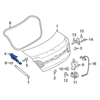 Ford OE - Rear Left Deck Lid Hinge