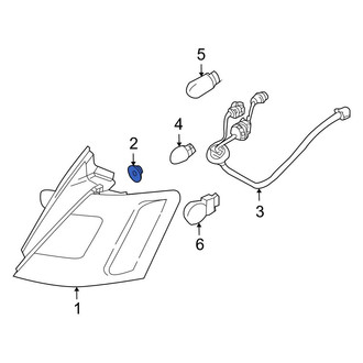 Ford OE - Tail Light Nut