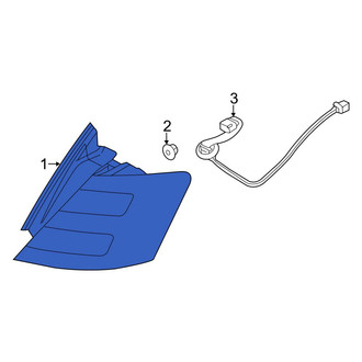 Ford OE - Rear Left Tail Light Assembly