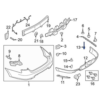 Ford OE - Valance Panel Rivet