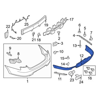 Ford OE - Rear Valance Panel