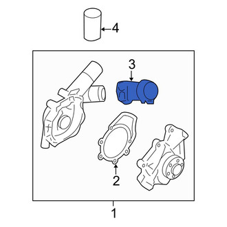Ford OE - Upper Radiator Coolant Hose