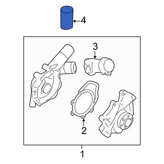 Ford OE - Engine Coolant Pipe