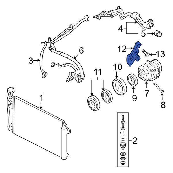 A/C Compressor Bracket