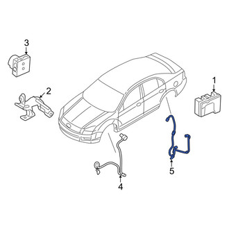 Ford OE - Rear Left ABS Wheel Speed Sensor
