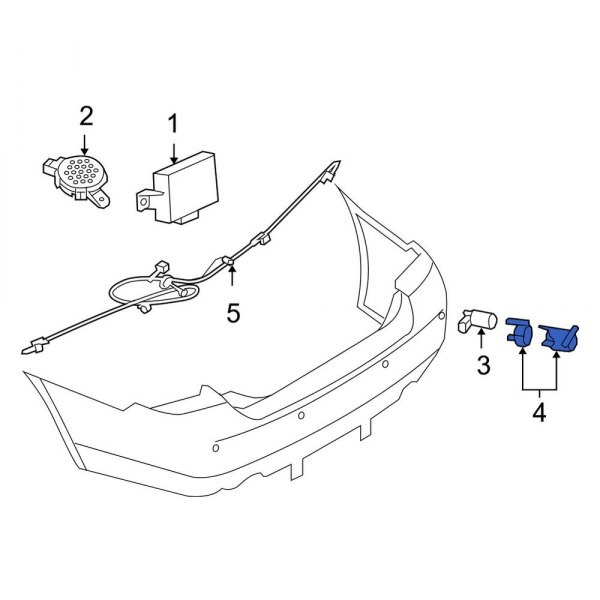 Parking Aid Sensor Bracket