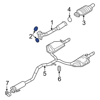 Ford OE - Left Exhaust Crossover Gasket