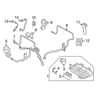 Ford OE - Emission System - Emission Components (2.3L)