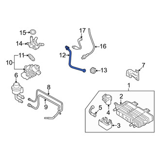 Ford OE - Exhaust Gas Recirculation (EGR) Tube Adapter