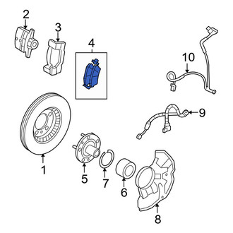 Ford OE - Front Disc Brake Pad Set