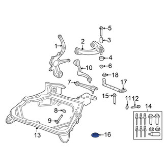 Ford OE - Engine Cradle Nut