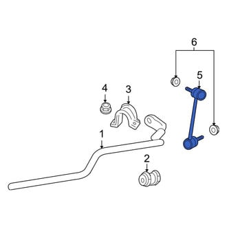 Ford OE - Front Right Suspension Stabilizer Bar Link