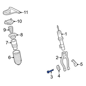 Ford OE - Upper Suspension Strut Bolt