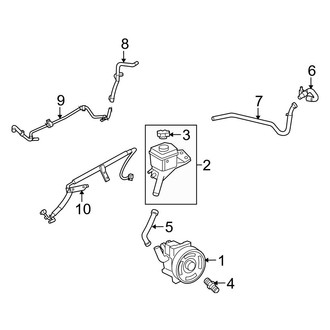 Ford OE - Steering Gear & Linkage - Pump & Hoses (3.0L)