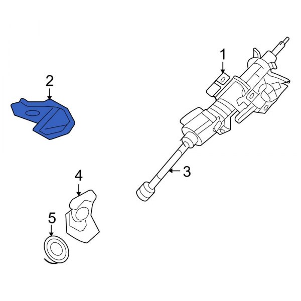 Ford OE 6E5Z3B139A Steering Column Bracket