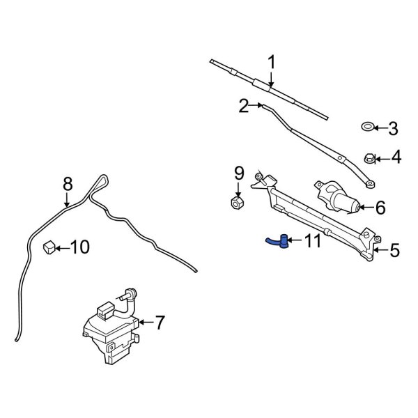 Windshield Washer Nozzle