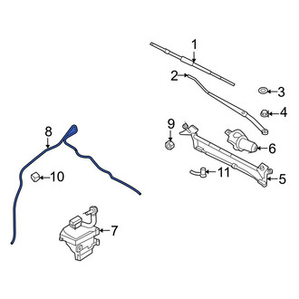 Ford OE - Front Windshield Washer Hose