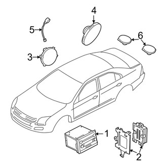 Ford OE - Instrument Panel - Sound System