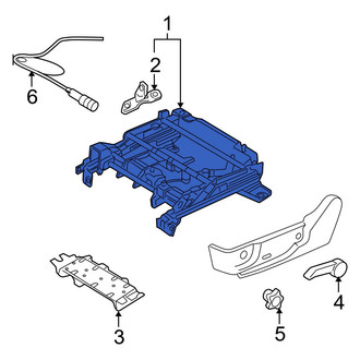 Ford OE - Front Left Seat Track