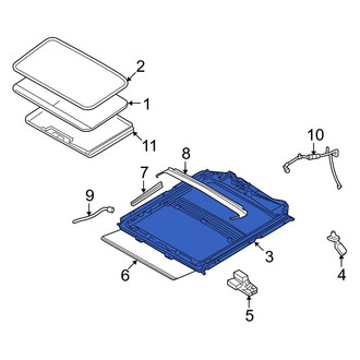 Ford OE - Sunroof Frame