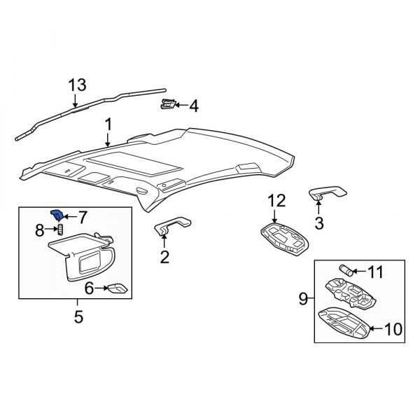 Sun Visor Clip