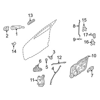 Ford OE - Front Door - Lock & Hardware